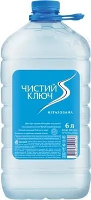Вода питна Чистий ключ, негазована, 6,0 л