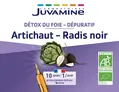 Дієтична добавка Juvamine Очищення-детокс Артишок + чорна редька ампули по 10 мл №10