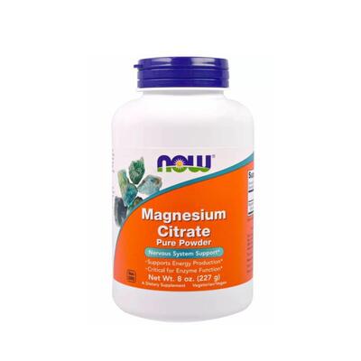 Магния Цитрат NOW Magnesium Citrate порошок, 227 г