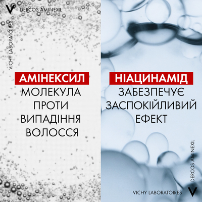 Шампунь Vichy Dercos тонизирующий с Аминексилом против выпадения волос, 400 мл