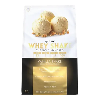 Протеїн сироватковий концентрат Syntrax Whey Shake ванільний шейк, 907 г