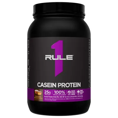 Казеїн міцелярний Rule One R1 Casein, шоколад-арахісова олія, 910 г