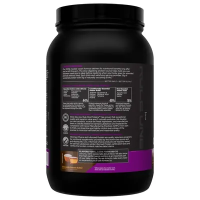 Казеїн міцелярний Rule One R1 Casein, шоколад-арахісова олія, 910 г