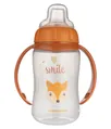 Кружка Canpol babies Cute Animals тренувальна з силіконовим носиком, помаранчева, 56/512_ora, 320 мл