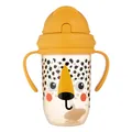 Кружка-непроливайка Canpol babies BabiesBoo з трубочкою і обтяжувачем, гепард, 56/617_ora, 270 мл