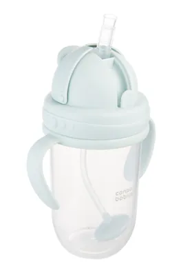 Кружка-непроливайка Canpol babies з трубочкою і обтяжувачем, зелена, 56/623_gre, 270 мл