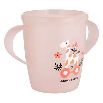 Кружка Canpol babies Toys 2/101_pin з ручками, рожева, 250 мл
