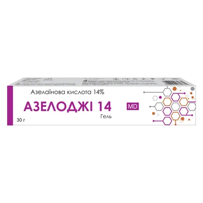 Гель Azelogy 14 з азелаїновою кислотою 14%, 30 г у тубі