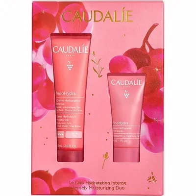 Набір Caudalie Vinohydra Deep Hydration (Крем Vinohydra інтенсивний зволожуючий 60 мл + Гель VinoHydra зволожуючий для вмивання 30 мл)