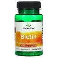 Біотин Swanson Biotin 5000 мкг, 100 капсул