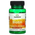 Біотин Swanson Biotin 5000 мкг, 100 капсул