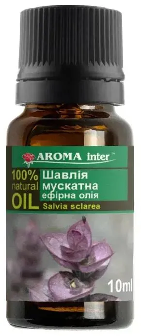 Олія ефірна Aroma Inter Шавлія мускатна, 10 мл