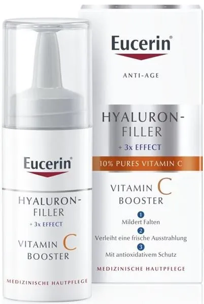 Концентрат Eucerin Hyaluron-Filler + 3x Effect 10% вітамін С бустер (83509), 8 мл