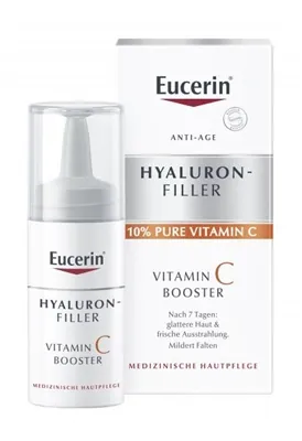 Концентрат Eucerin Hyaluron-Filler + 3x Effect 10% вітамін С бустер (83509), 8 мл
