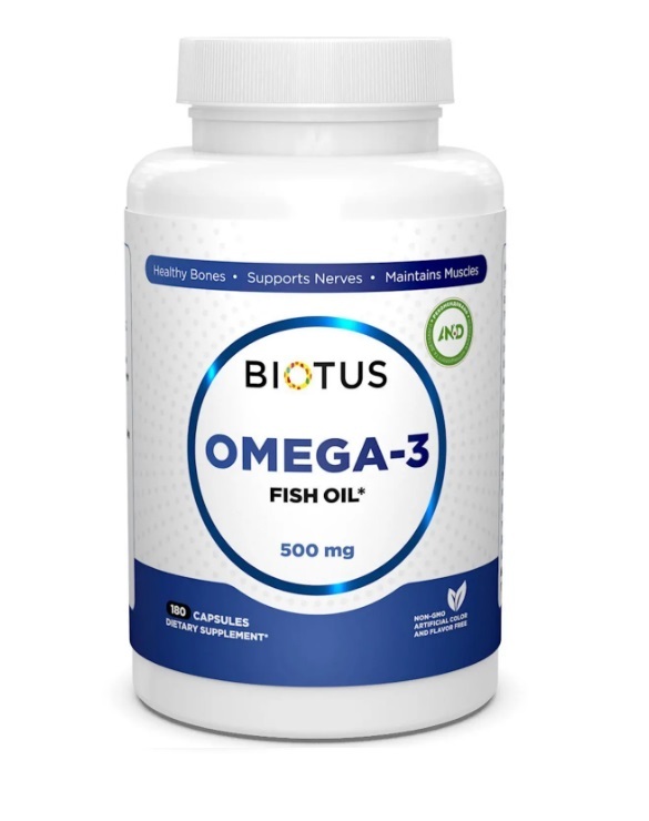 Омега-3 Biotus Omega-3 Fish Oil исландский рыбий жир капсулы №180