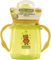 Поильник Baby Team 5003 с силиконовой трубочкой и ручками, от 10 месяцев, 250 мл