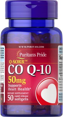 Коэнзим Q-10 Puritan's Pride CO Q-10 50 мг, 50 капсул
