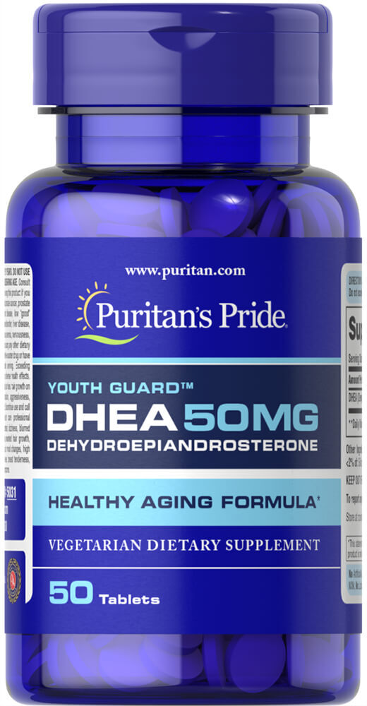 ДГЭА Puritan's Pride DHEA 50 мг, 50 таблеток