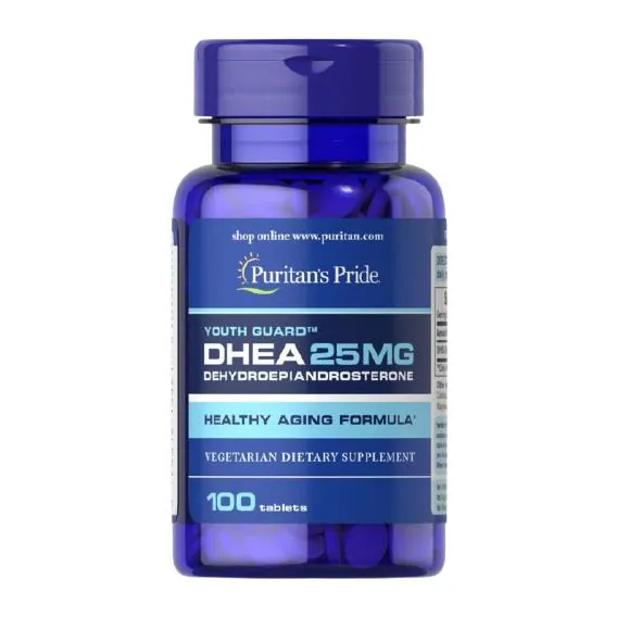 ДГЕА Puritan's Pride DHEA 25 мг, 100 таблеток