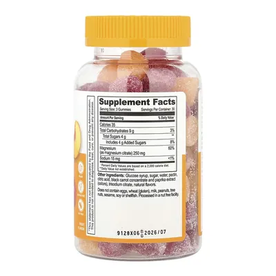 Магній цитрат Lifeable Magnesium Citrate 250 мг, 90 жувальних цукерок