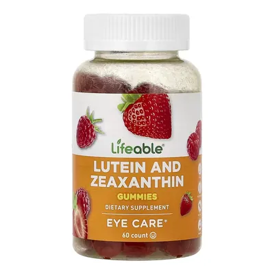 Лютеїн і Зеаксантин Lifeable Lutein and Zeaxanthin, 60 жувальних цукерок