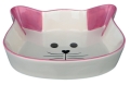 Миска для котів Trixie 24494 котяча мордочка 12 см, 250 мл
