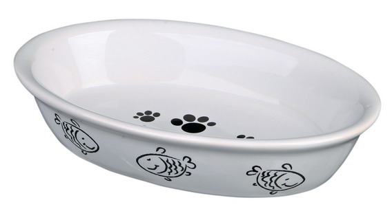Миска для котів Trixie 24495 овальна 15 см, 200 мл
