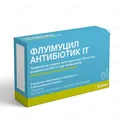 Флуімуцил антибіотик ІТ ліофілізат для р-ну д/ін. по 500 мг №3 у флак. з р-ком