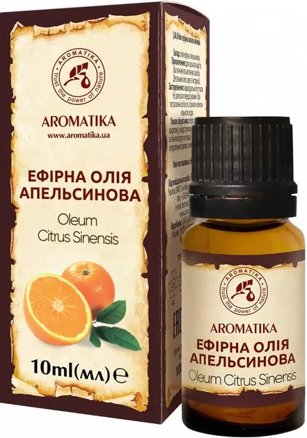 Олія ефірна Ароматика Апельсинова, 10 мл