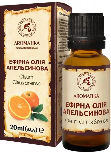 Олія ефірна Ароматика Апельсинова, 20 мл