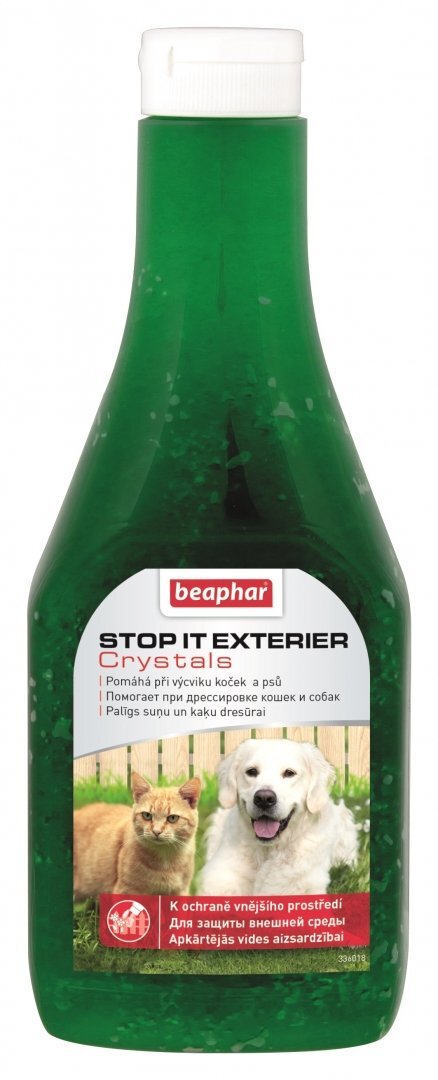 Гель для відлякування собак і кішок на вулиці Beaphar Stop It Exterier Crystals, 480 мл