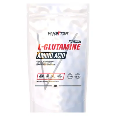 L-глютамін Vansiton L-Glutamine, 300 г