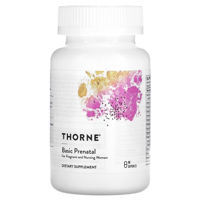 Мультивитамины для беременных и кормящих женщин Thorne Research Basic Prenatal капсулы №90