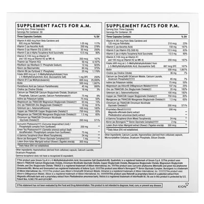Мультивітаміни Thorne Research Multi-Vitamin Elite (NSF Certified for Sport), 2 флакони по 90 капсул