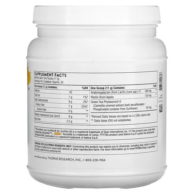 Пребіотик Thorne Research FiberMend, 330 г