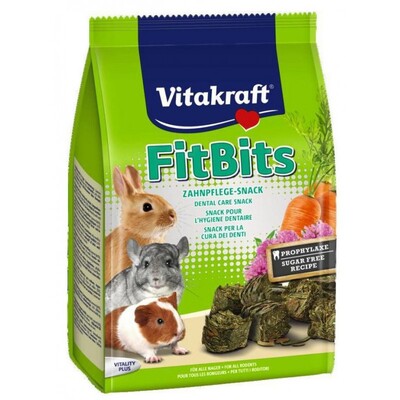 Лакомство для грызунов Vitakraft FitBits заточка для зубов, 500 г