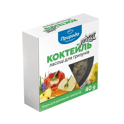 Лакомство для грызунов Природа PR240446 Коктейль Пицца, 40 г