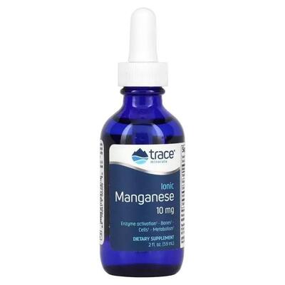 Марганец ионный Trace Minerals Ionic Manganese 10 мг капли, 59 мл