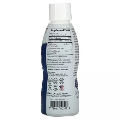 Мінеральний рослинний комплекс Trace Minerals Ionic Plant Minerals зі смаком мандарину, 503 мл