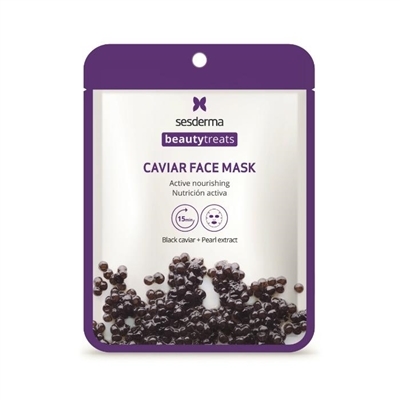 Маска для обличчя SesDerma Black Caviar Поживна тканинна, 1 штука