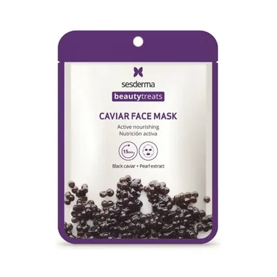 Маска для обличчя SesDerma Black Caviar Поживна тканинна, 1 штука
