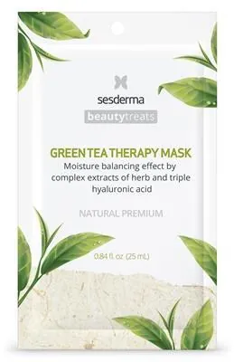 Маска для обличчя SesDerma Green Tea Therapy Зволожуюча, 25 мл