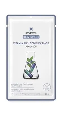 Маска для обличчя SesDerma Vitamin Rich Complex Для сяяння шкіри тканинна, 25 мл