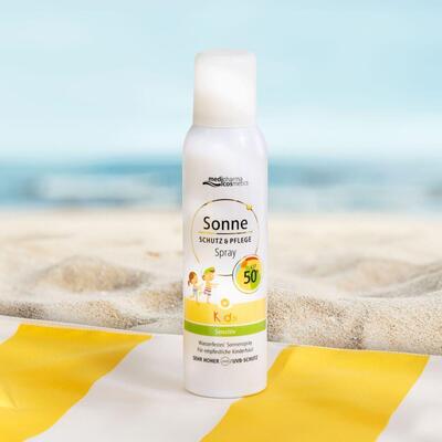 Спрей-аэрозоль солнцезащитный Hyaluron Sonne SPF50 детский водостойкий, 150 мл