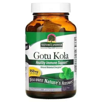 Готу кола Nature's Answer Gotu Kola 950 мг вег. капсули №90
