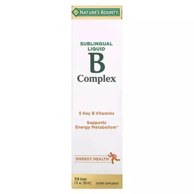 В-Комплекс сублінгвальний Nature's Bounty B-Complex Sublingual Liquid, 59 мл