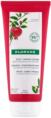 Бальзам-ополіскувач Klorane Pomegranate Гранат для фарбованого волосся, 200 мл