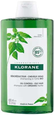 Шампунь Klorane Ortie Кропива для жирного волосся, 400 мл