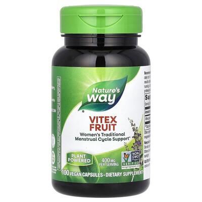 Авраамово дерево Nature's Way Vitex (Fruit) 400 мг, 100 капсул