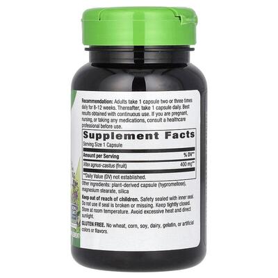 Авраамово дерево Nature's Way Vitex (Fruit) 400 мг, 100 капсул